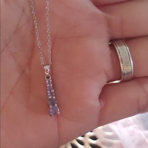 10k White gold with stones.